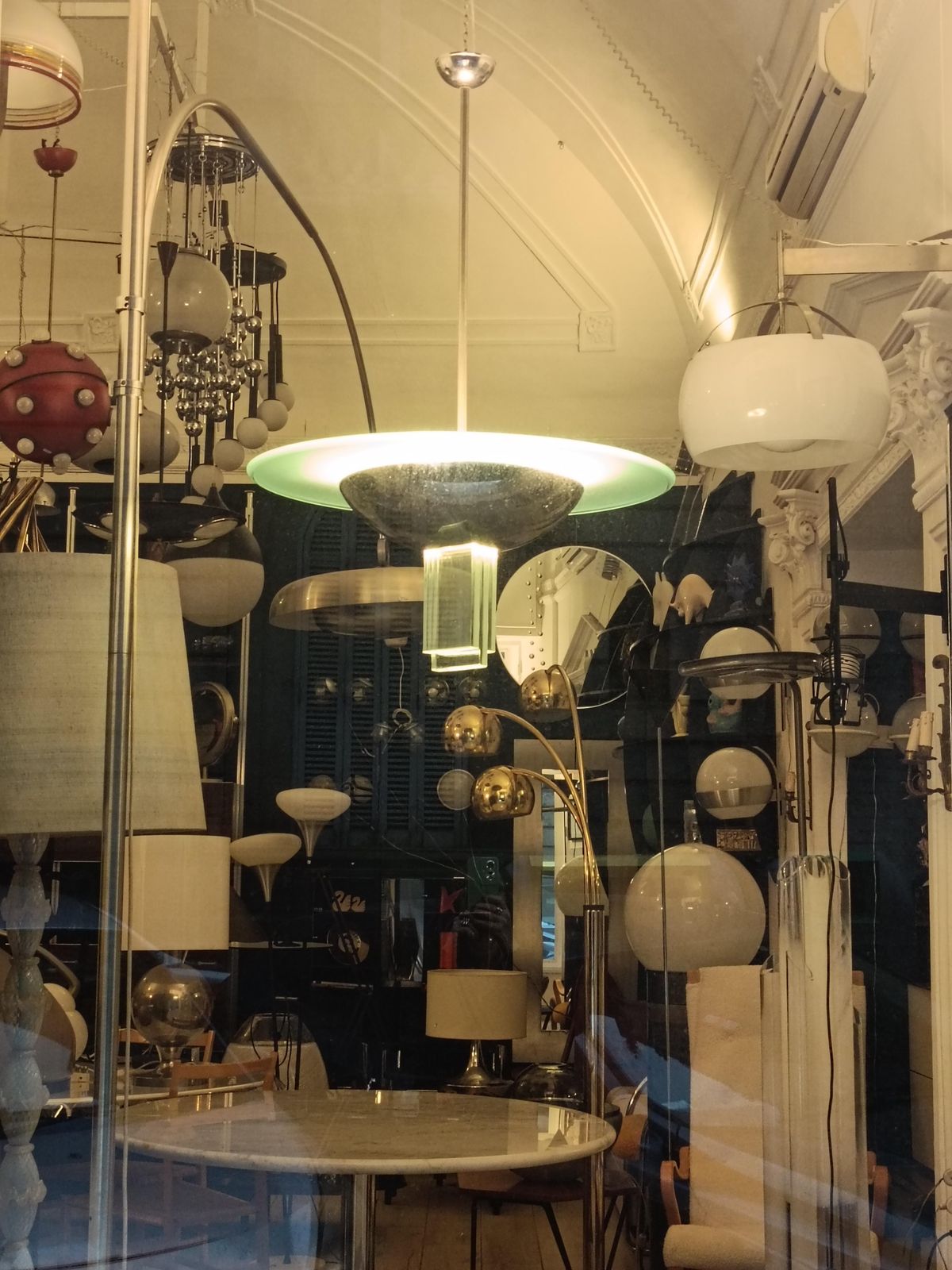 Pietro Chiesa For Fontana Arte Metal And Glass Chandelier, Italy 1950s photo buy