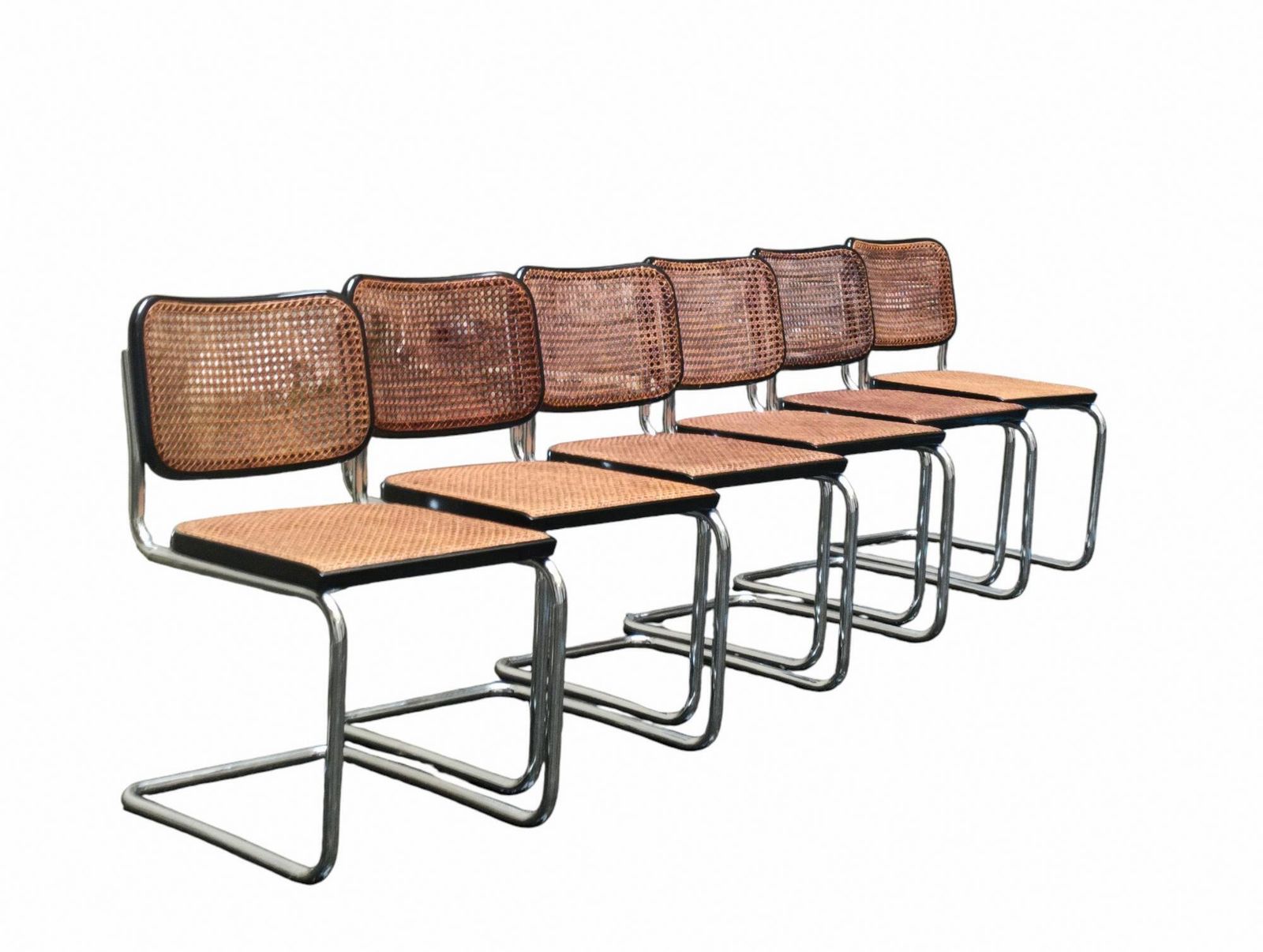Marcel Breuer Per Gavina Set Of Four Cesca Chairs, Italy 1970s photo for sale