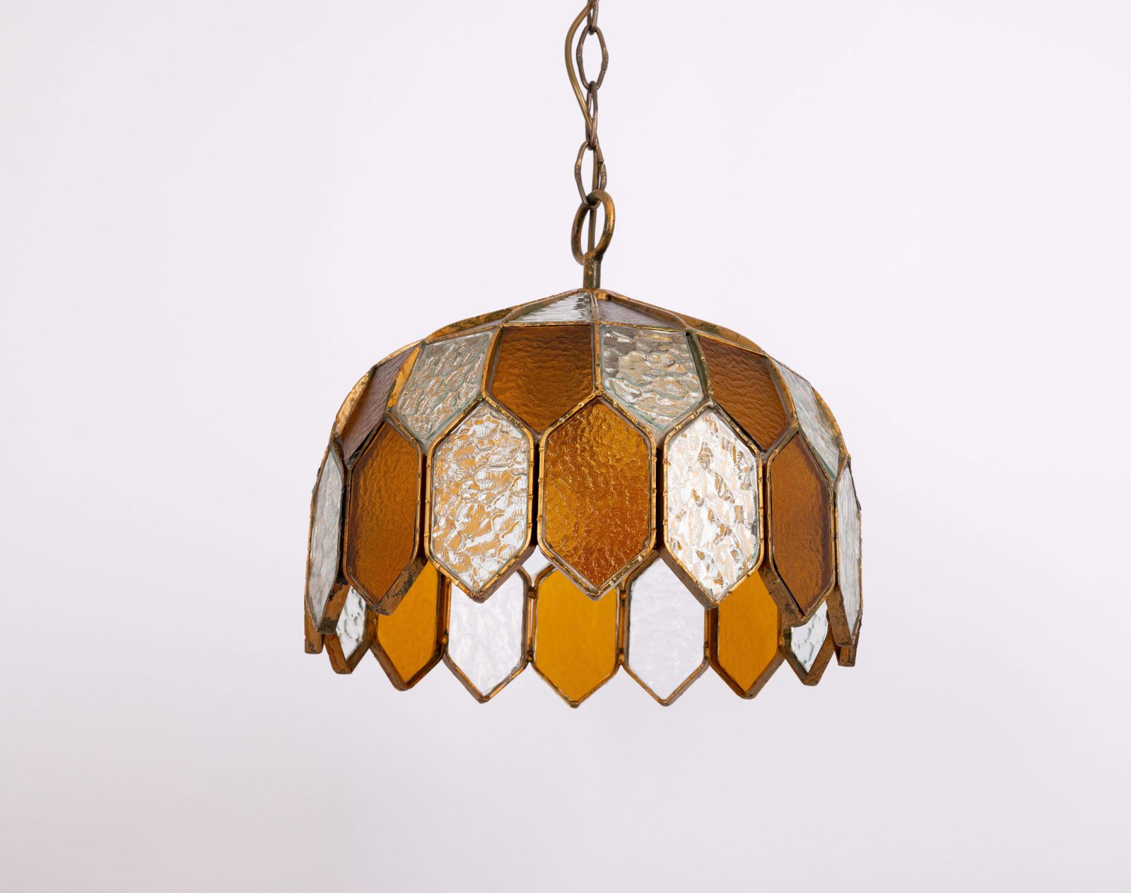 photo furniture Albano Poliarte Brutalist Pendant Lamp By Longobard, Italy, 1970s