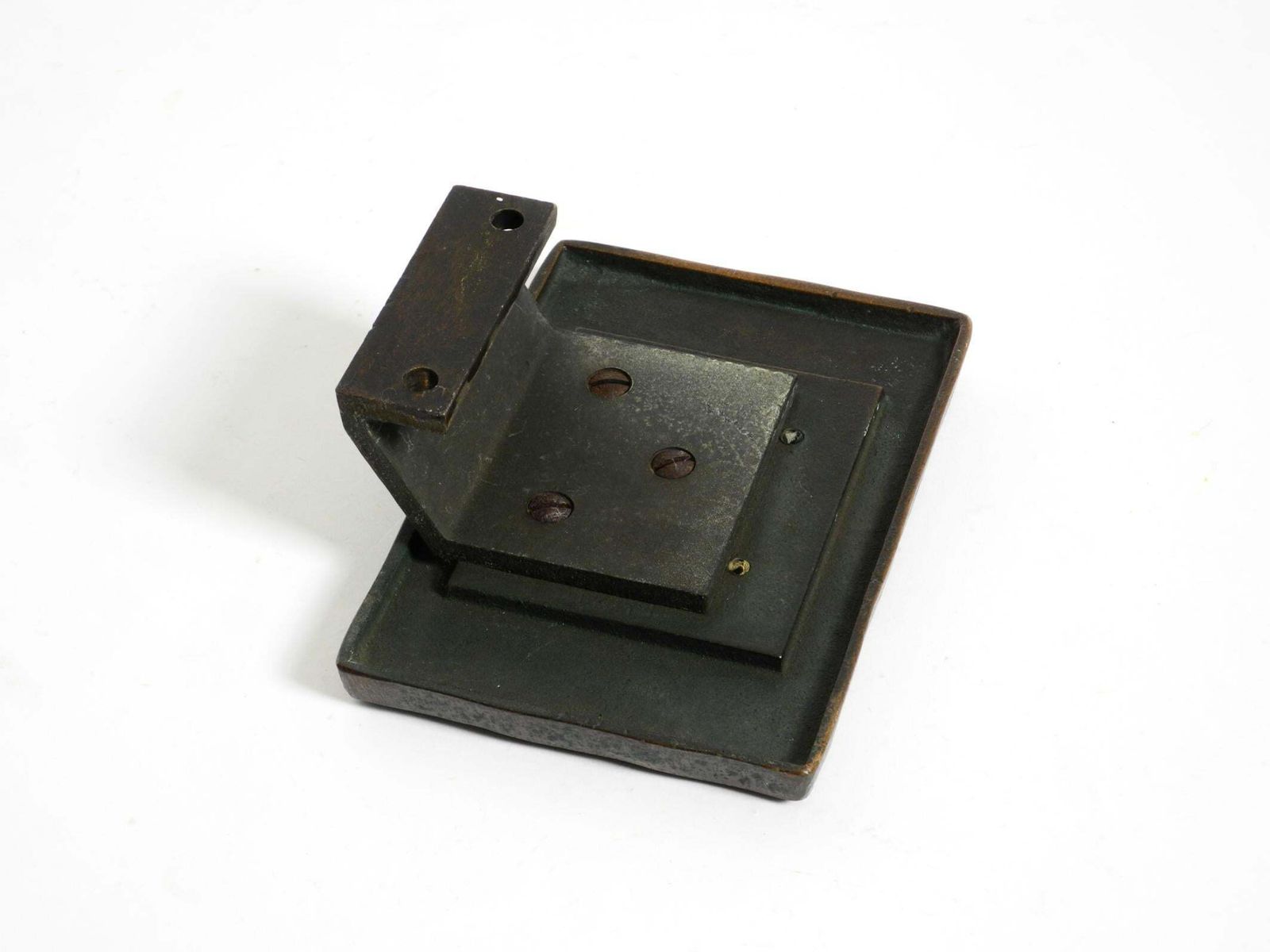 A Set Of Solid, Heavy 1970s Brutalist Pull Handles With Letter Slot And Doorbell photo vinterior