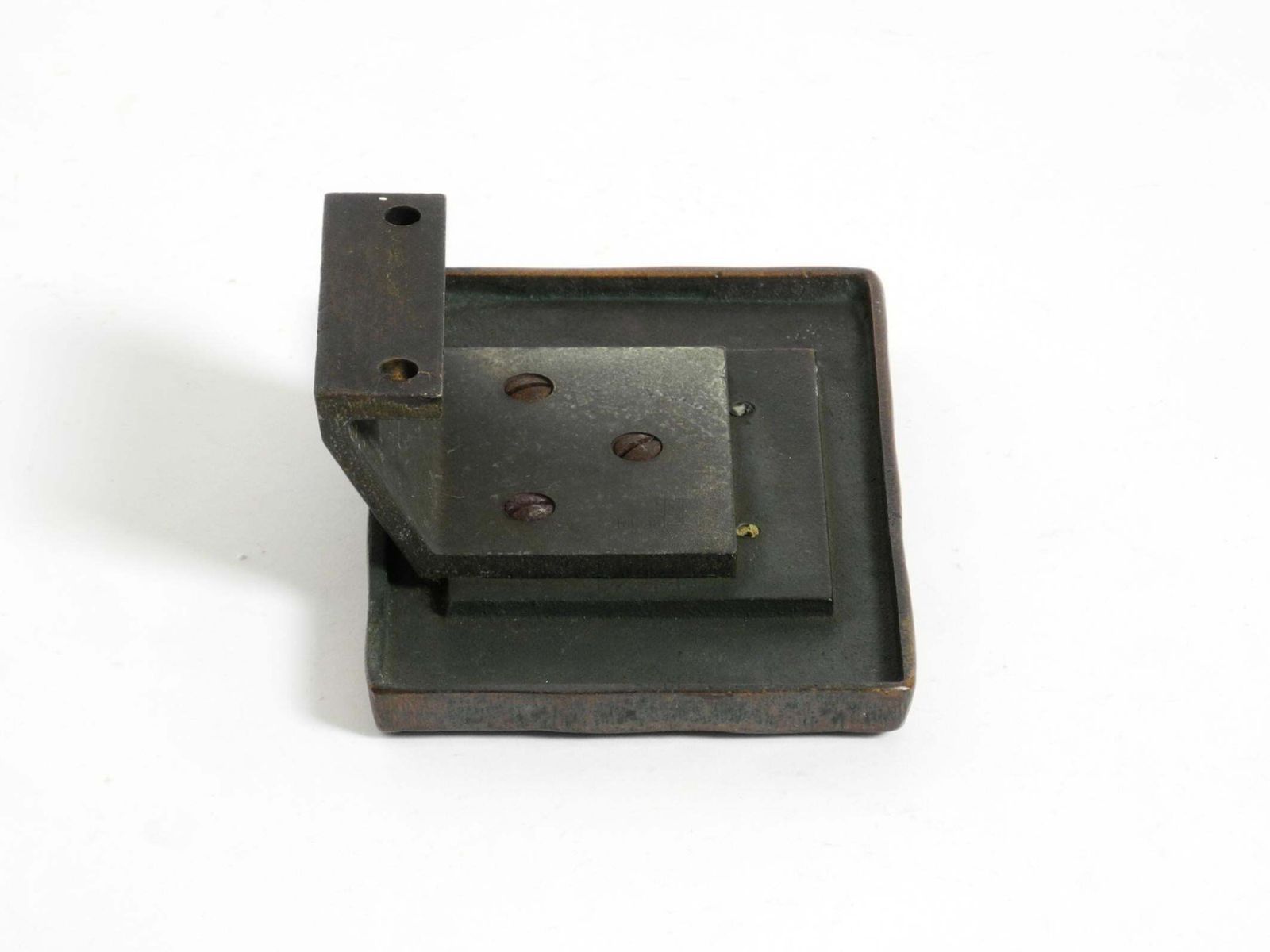 photo furniture A Set Of Solid, Heavy 1970s Brutalist Pull Handles With Letter Slot And Doorbell
