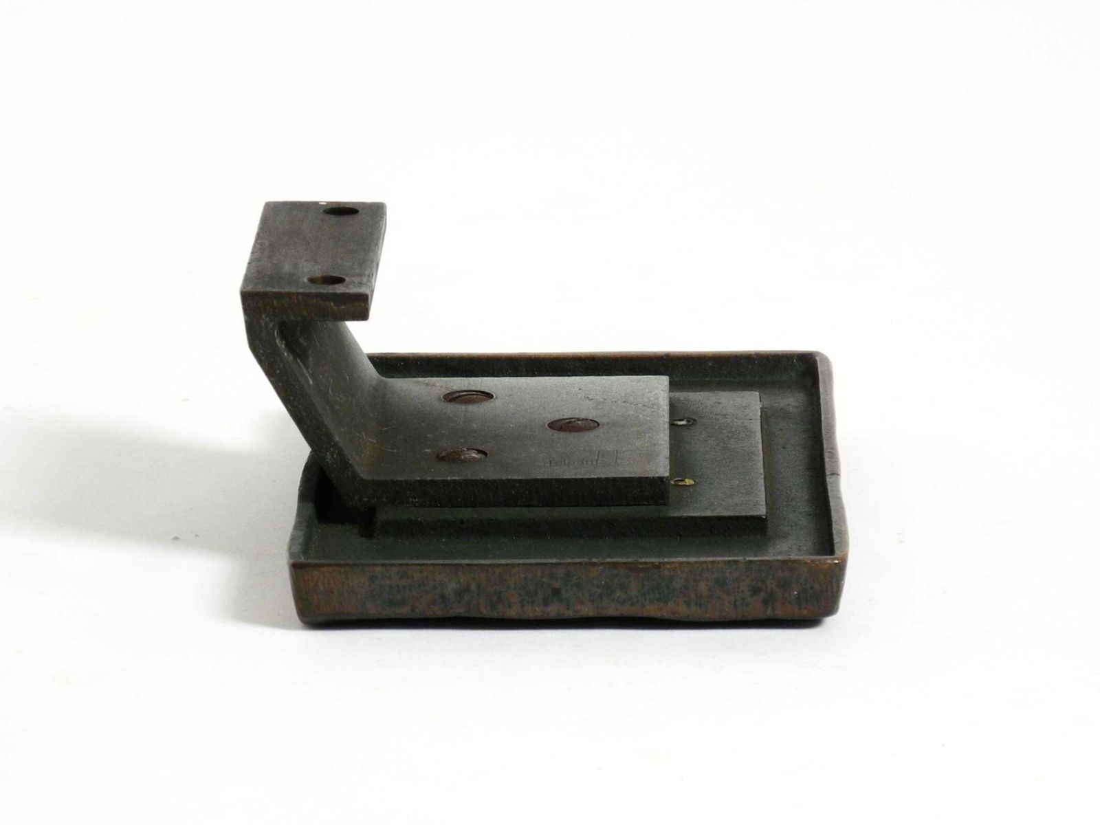 photo for sale A Set Of Solid, Heavy 1970s Brutalist Pull Handles With Letter Slot And Doorbell