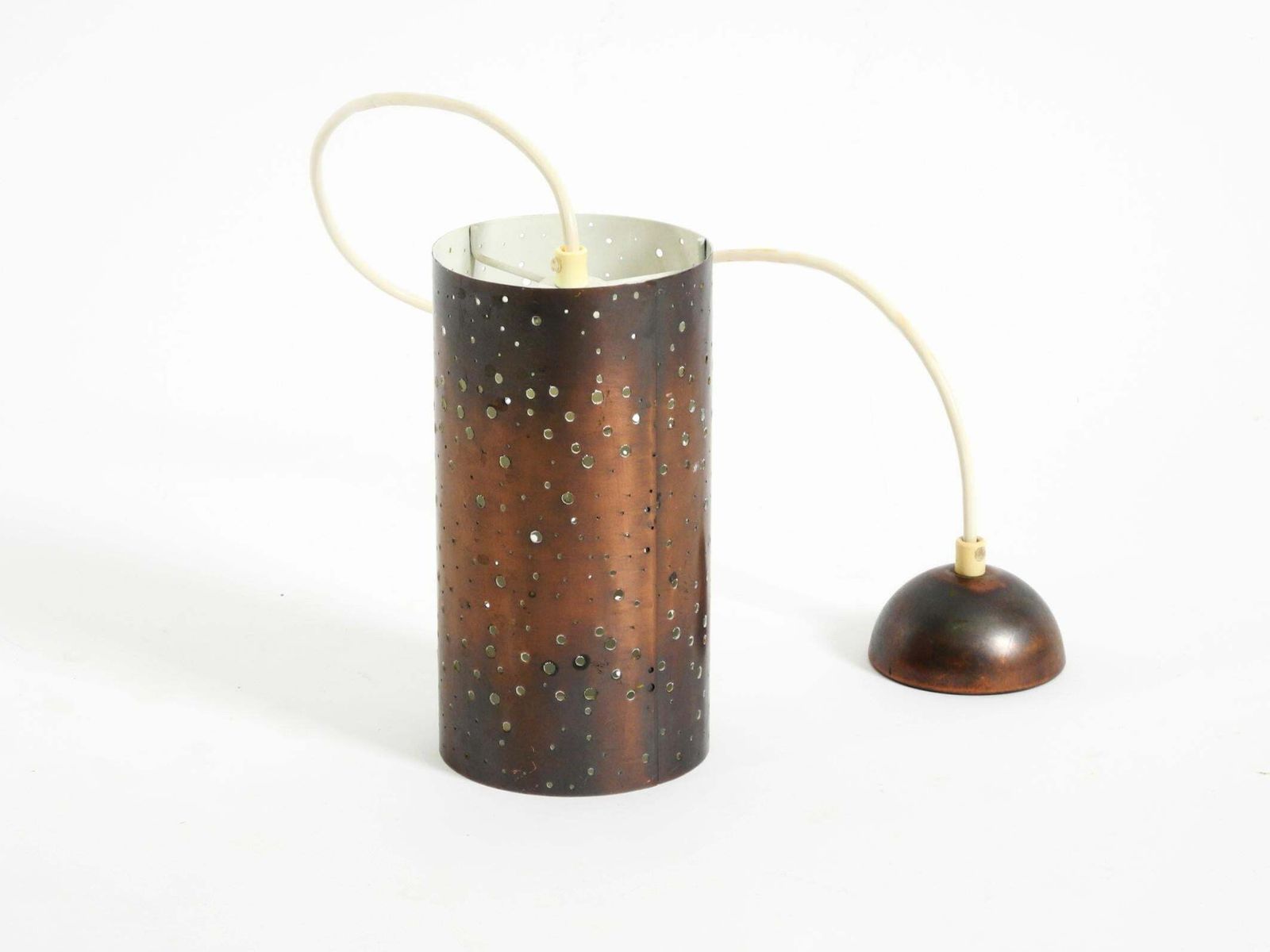 photo vinterior Mid Century Pendant Lamp Made Of Metal And Copper By Ernest Igl For Hillebrand