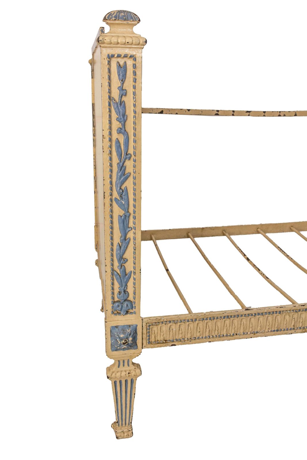 French Painted Iron & Wrought Iron Banquette Child Sofa Louis XVI St, Circa 1880 photo buy