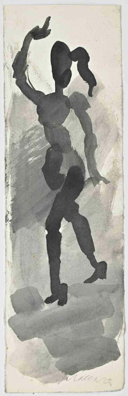 Mino Maccarifigure   Drawing By Mino Maccari   1980s1980s