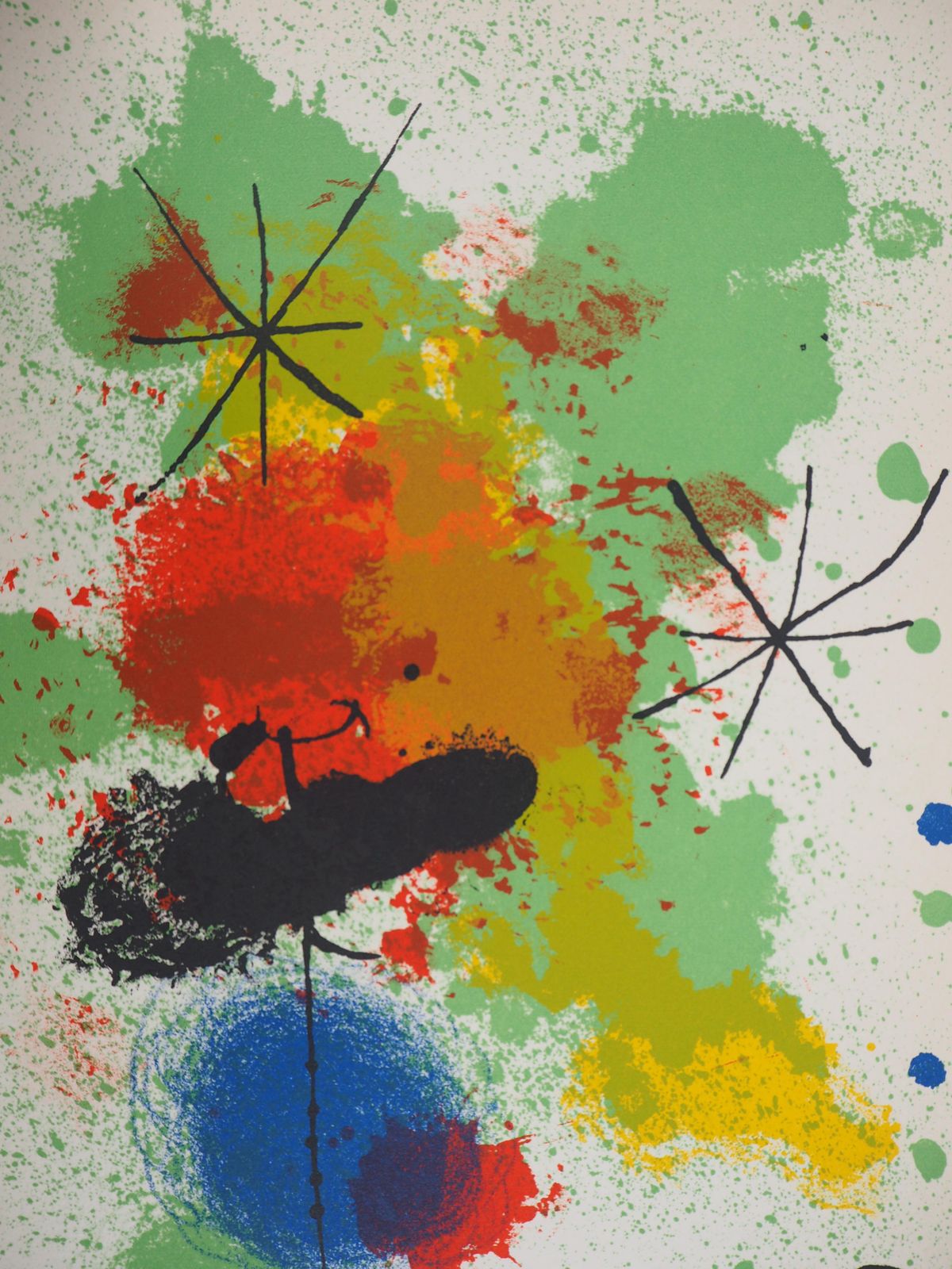 Joan Mirócomposition With Stars   Original Lithograph (Mourlot #332)1964 photo for sale