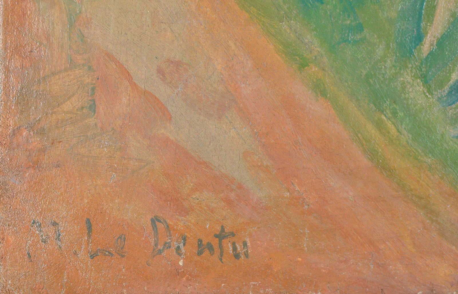 Mikhail Le Dentuwalley Town. Oil On Canvas. 115x71 Cm1992 photo furniture