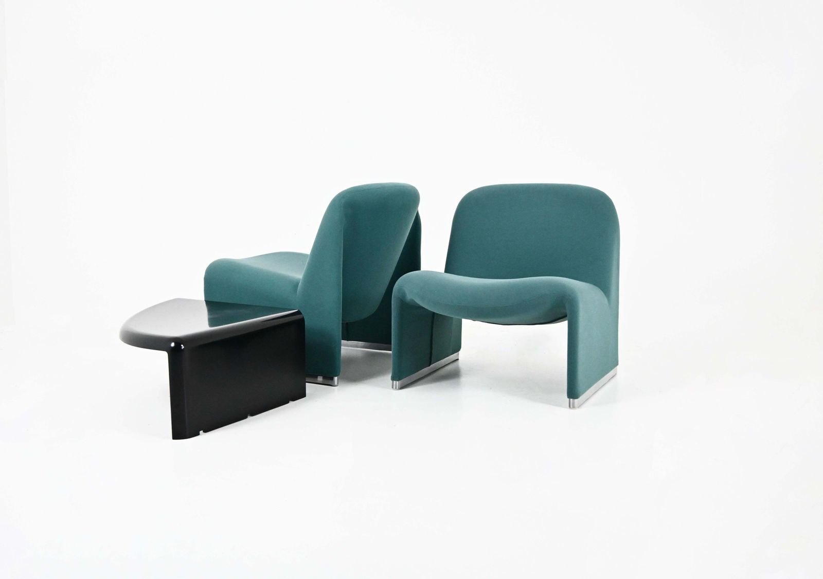 Alky Chairs + Table By Giancarlo Piretti For Anonima Castelli, 1970s, Set Of 3 photo furniture