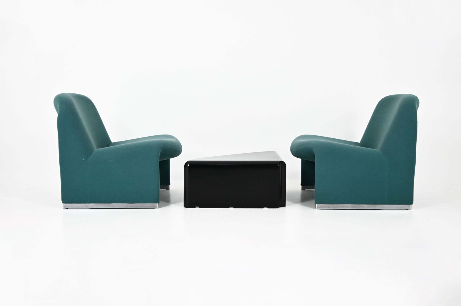 Alky Chairs + Table By Giancarlo Piretti For Anonima Castelli, 1970s, Set Of 3 photo buy
