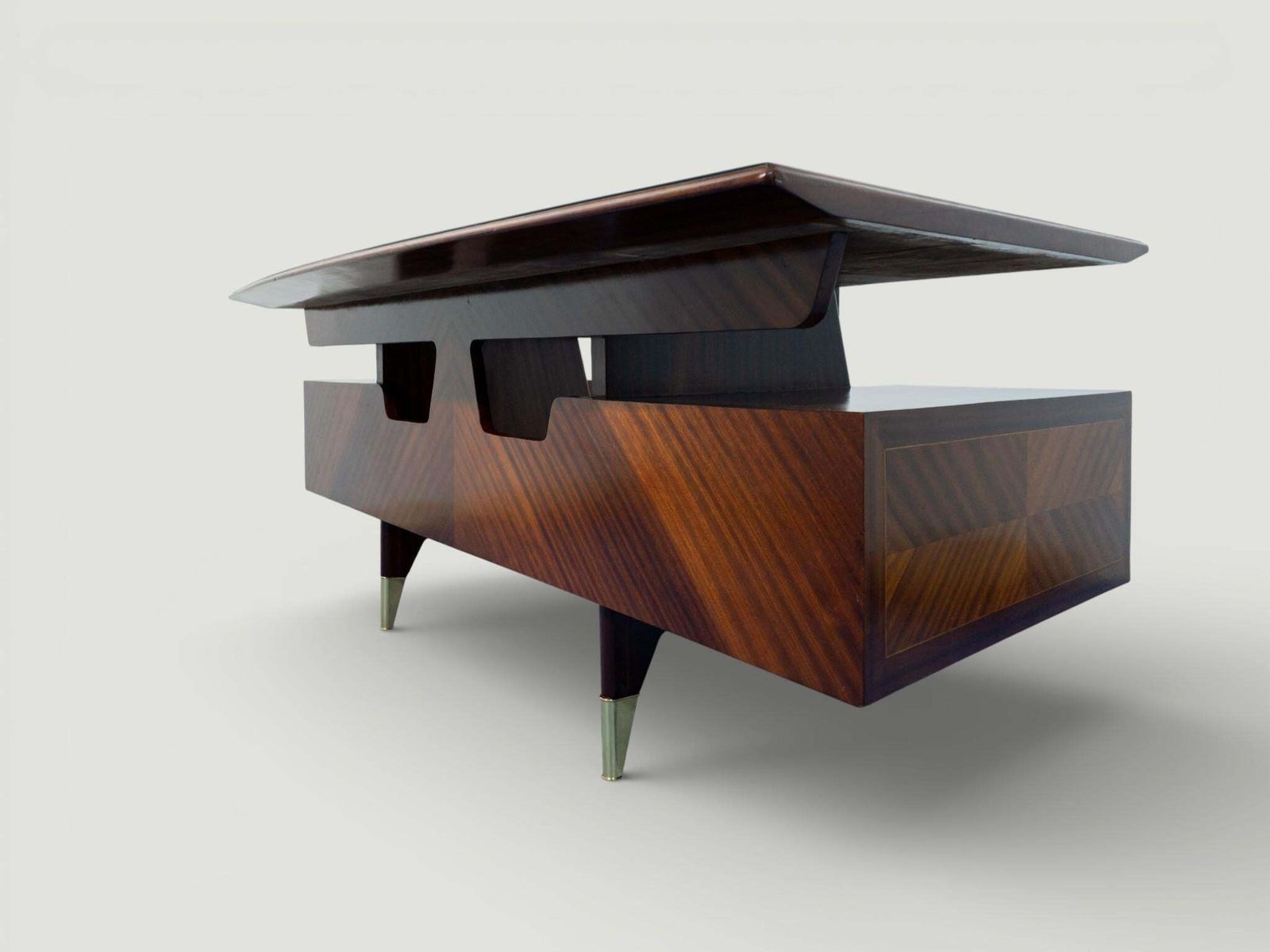 photo buy Italian Mid Century Executive Desk Designed By Vittorio Dassi, 1950s