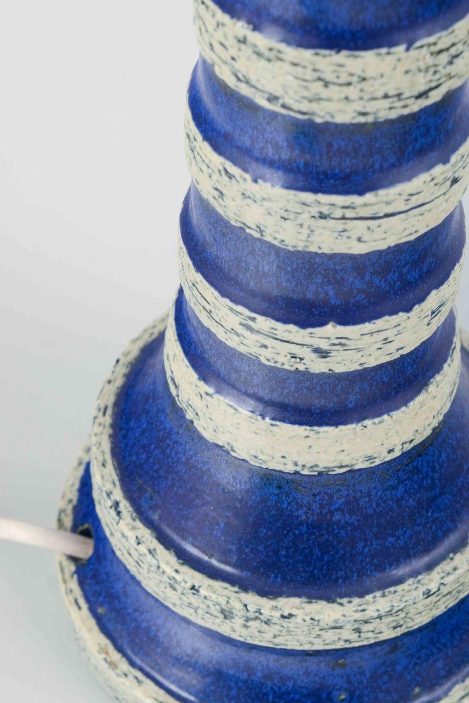 Britt Louise Sundell, Gustavsberg, Sweden. Ceramic Table Lamp, 1960s/70s. photo for sale