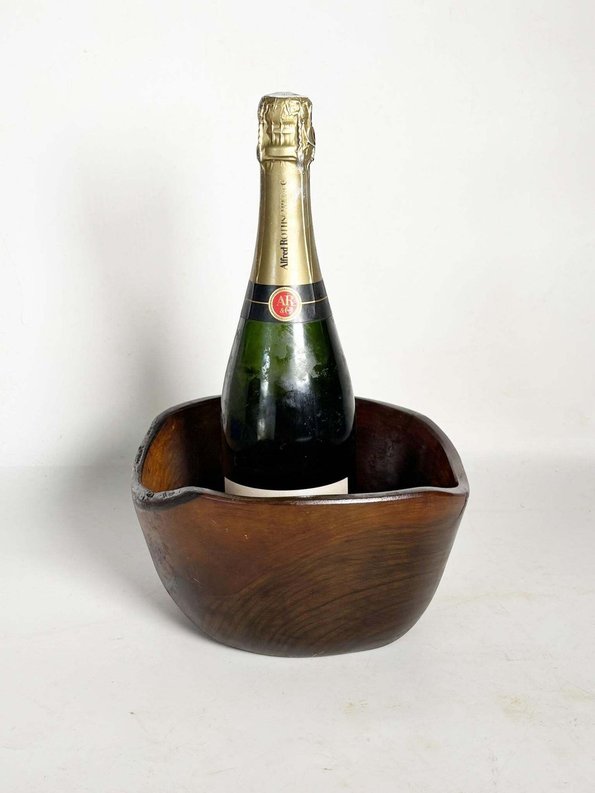 French Provincial Wooden Bowl, France, 1950 photo for sale