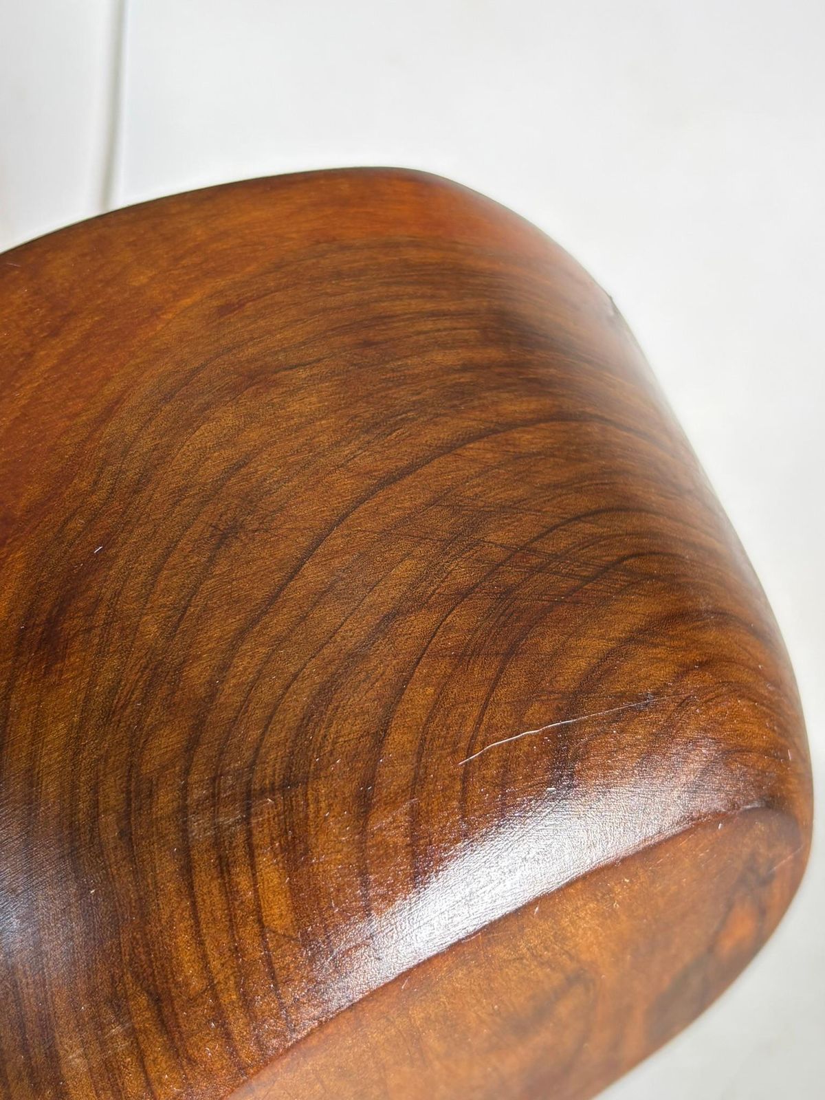 French Provincial Wooden Bowl, France, 1950 photo vintage