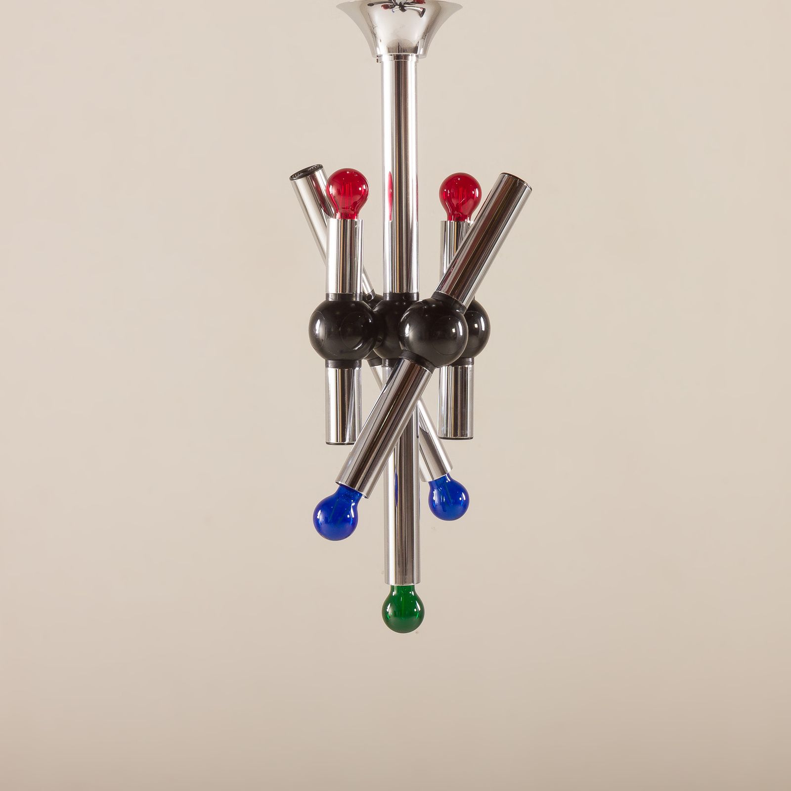 Targetti Sankey Space Age Chandelier, Italy 1970s photo buy