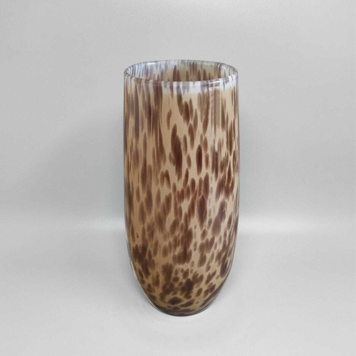 1970s Luxury Handcrafted Vase In Murano Glass By Maestro Del Vetro. photo for sale
