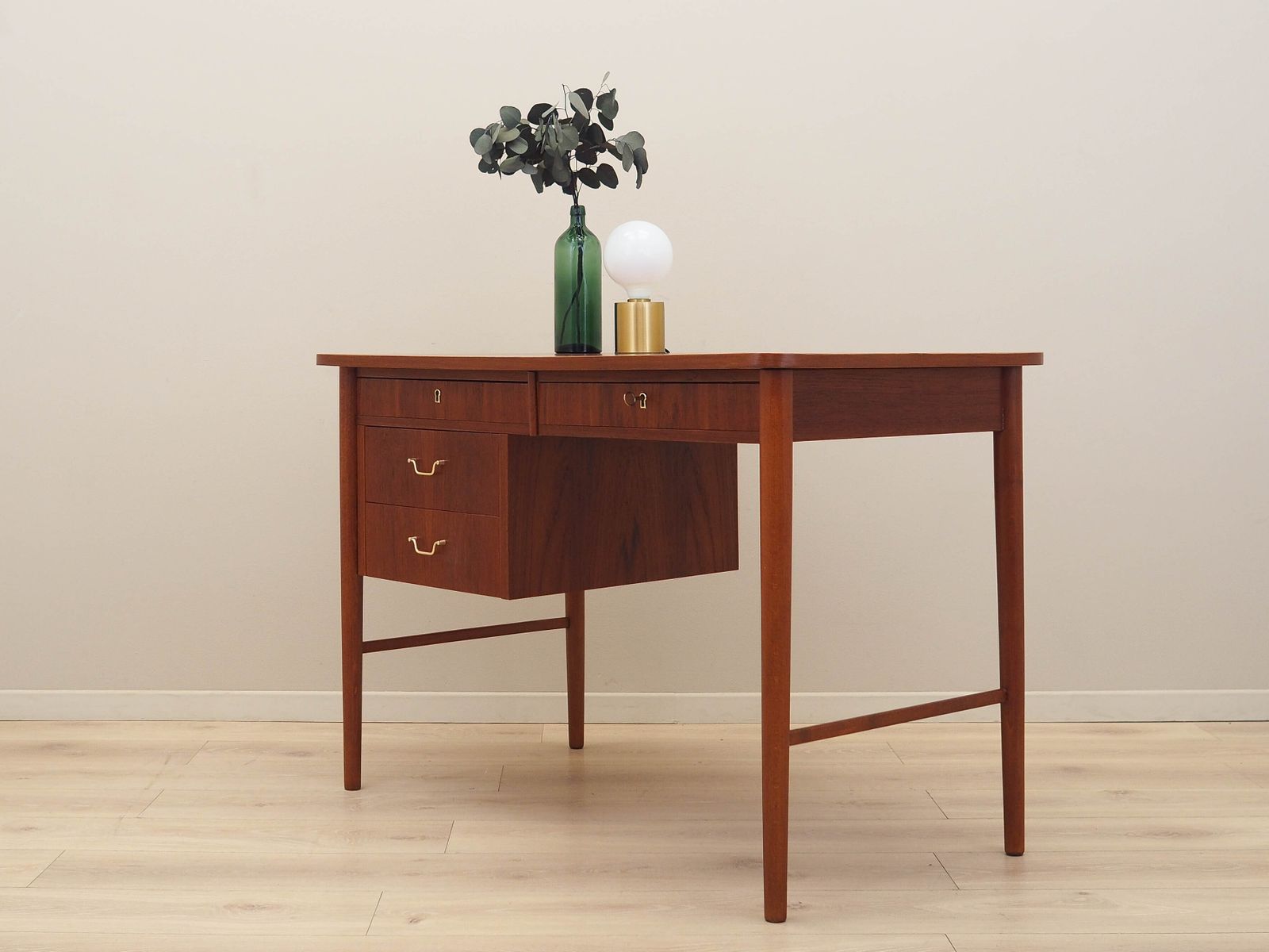 Teak Desk, Danish Design, 1960s, Production: Denmark photo for sale