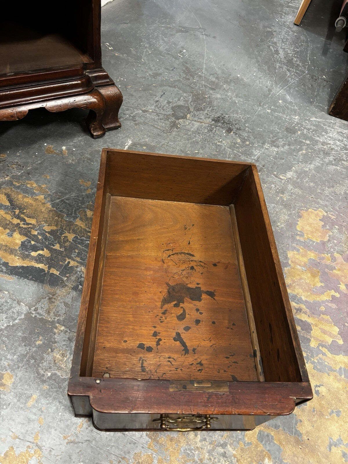 Antique Mahogany Rhode Island Desk, In The Style Of John Townsend. photo for sale