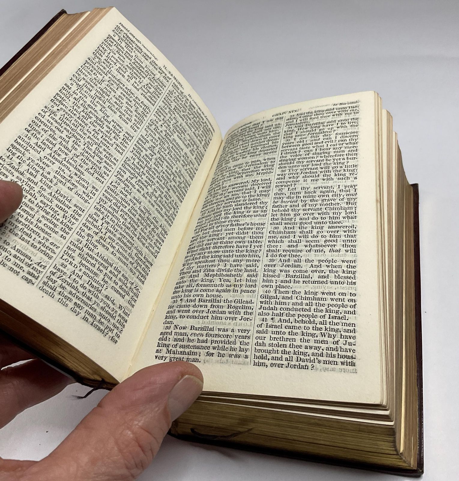 225.0 Oxford Holy Bible And Prayer Book Companion Set In Morocco Leather Case, 1836. photo