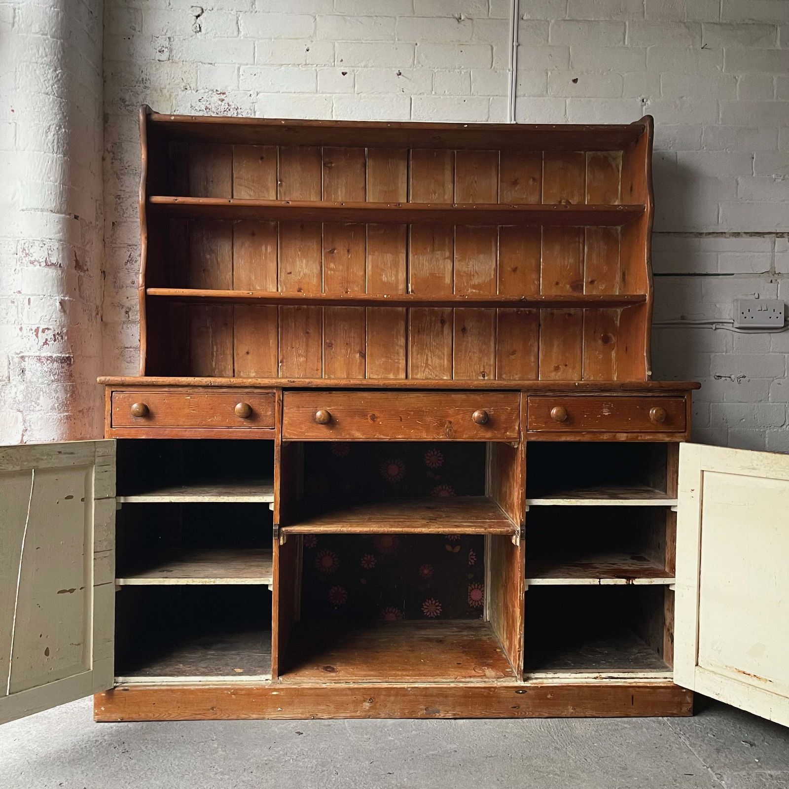 Antique Pine Dresser   #1934, 1800s photo for sale