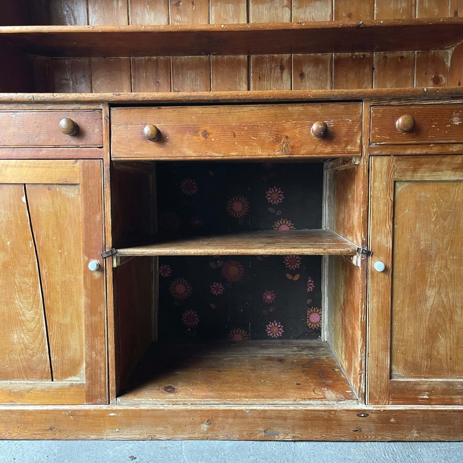 Antique Pine Dresser   #1934, 1800s photo Furniture