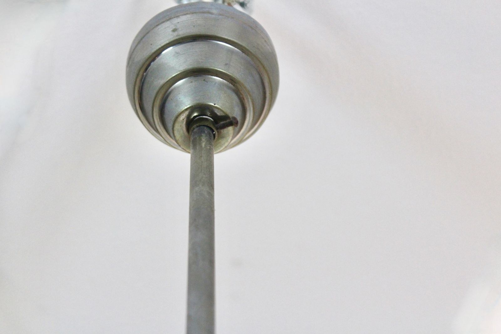 Czechoslovak Functionalist Art Deco Chandelier, Circa 1930–1935 photo vintage