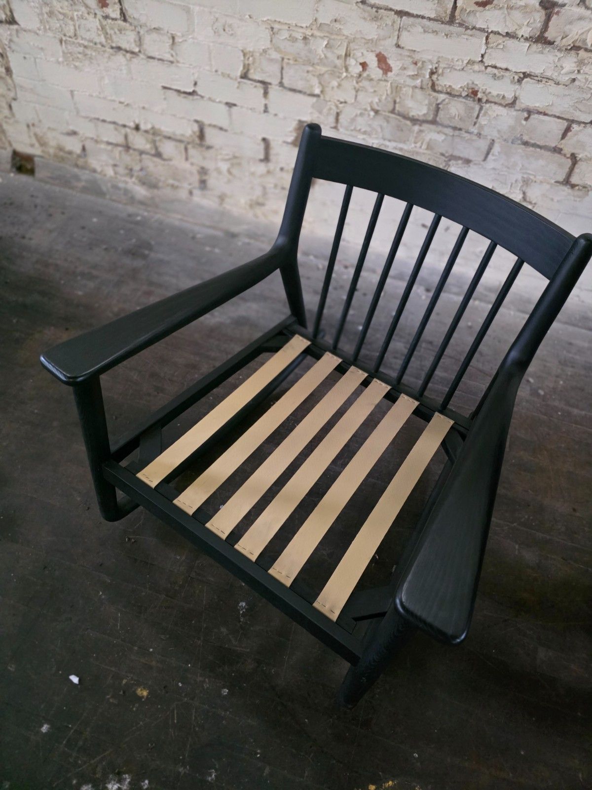740.0 Pair Of Mid Century Style Rocking Chairs With Arms photo