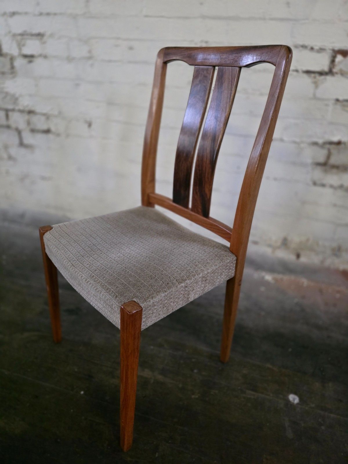 photo vinterior Set Of 4 Mid Century Rosewood Dining Chairs Troeds