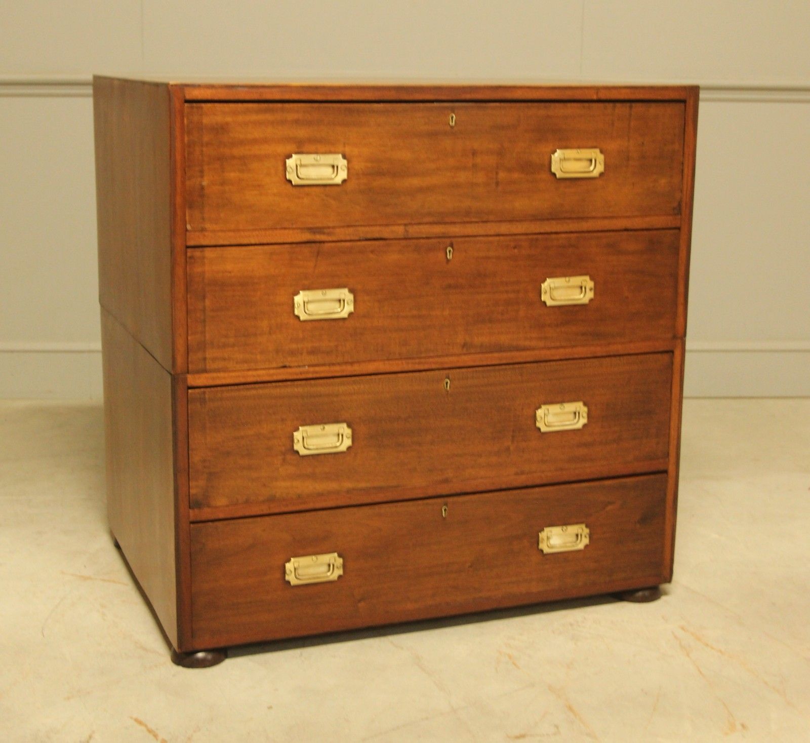 An Early 20th Century Mahogany Campaign Chest photo 1500.0