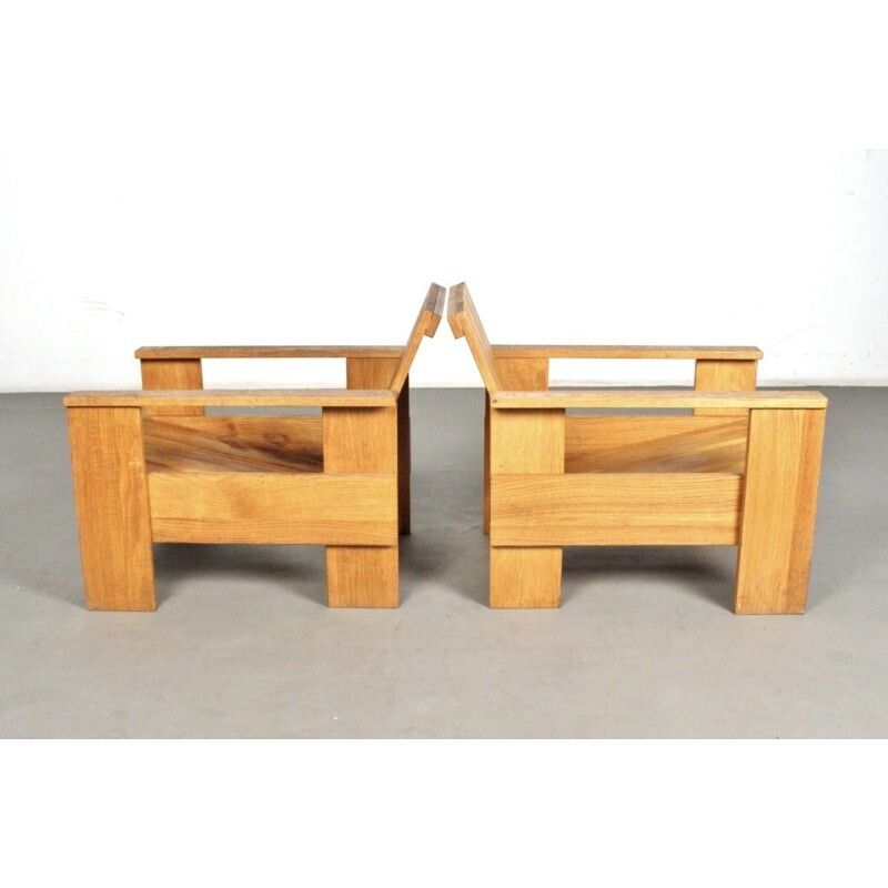 Armchairs By Gerrit Rietveld For Cassina photo furniture