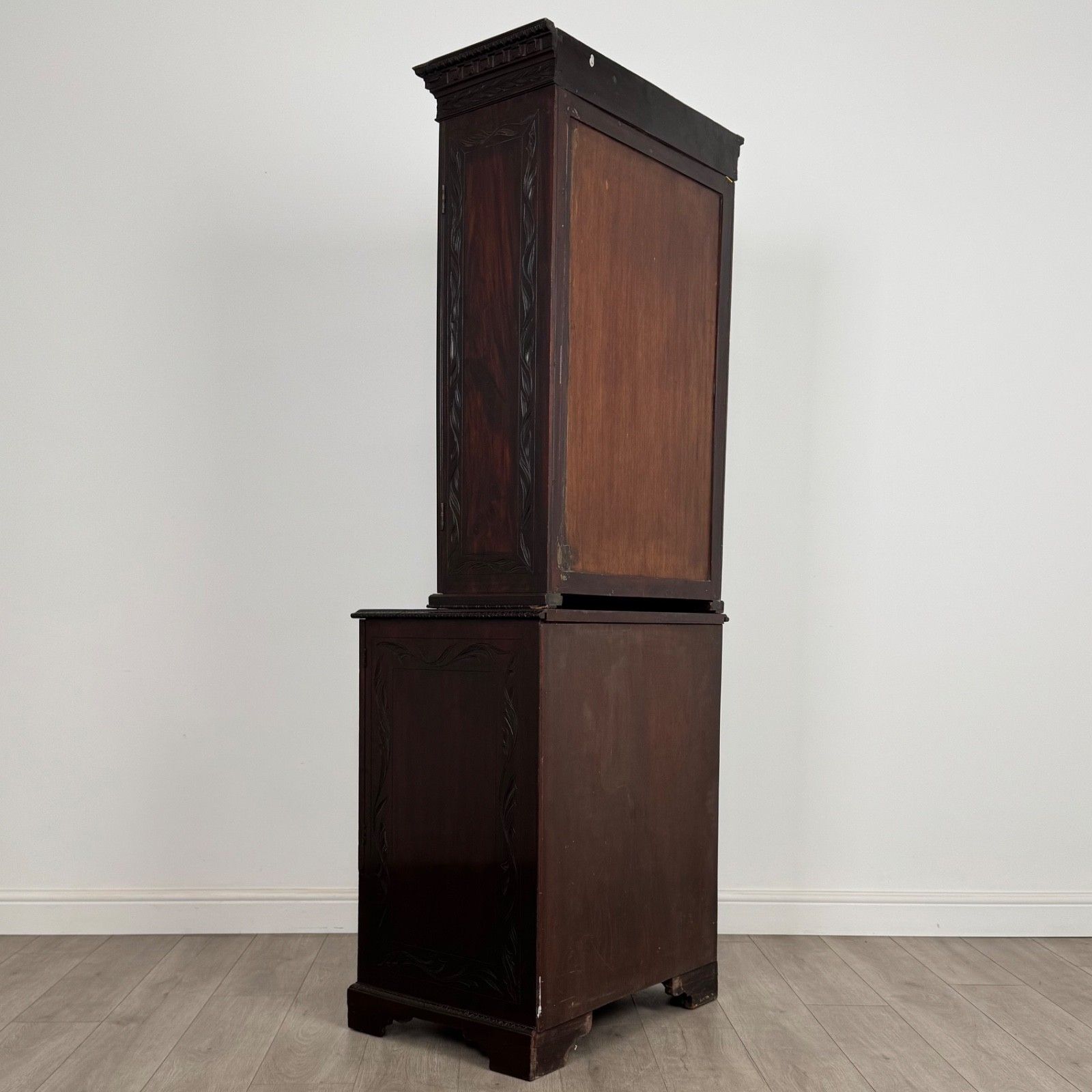 Antique 19th Century Good Quality Cabinet In Mahogany photo vinterior