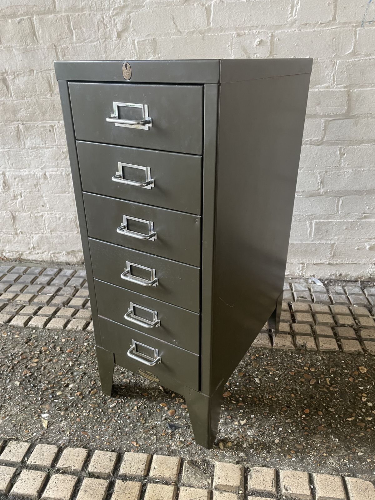 1950s Filing / Engineers Cabinet By Hunts Of Oxford