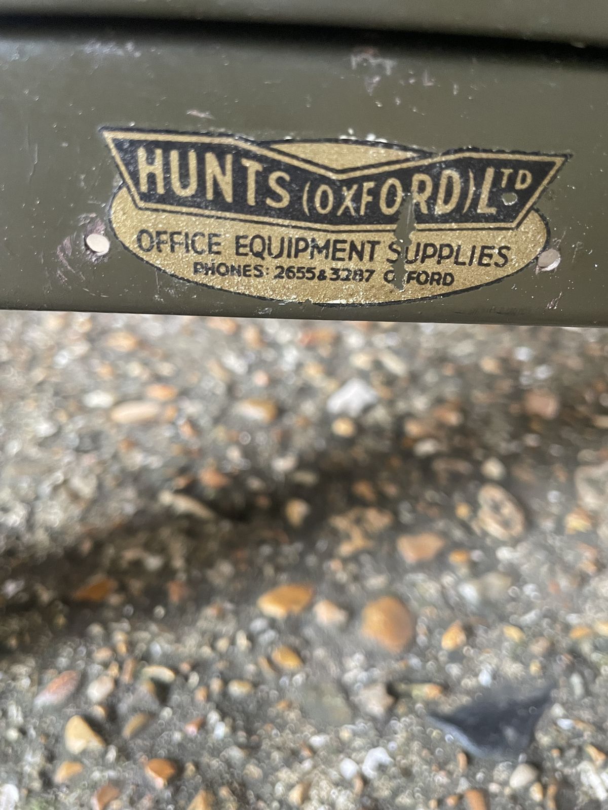1950s Filing / Engineers Cabinet By Hunts Of Oxford photo 280.0