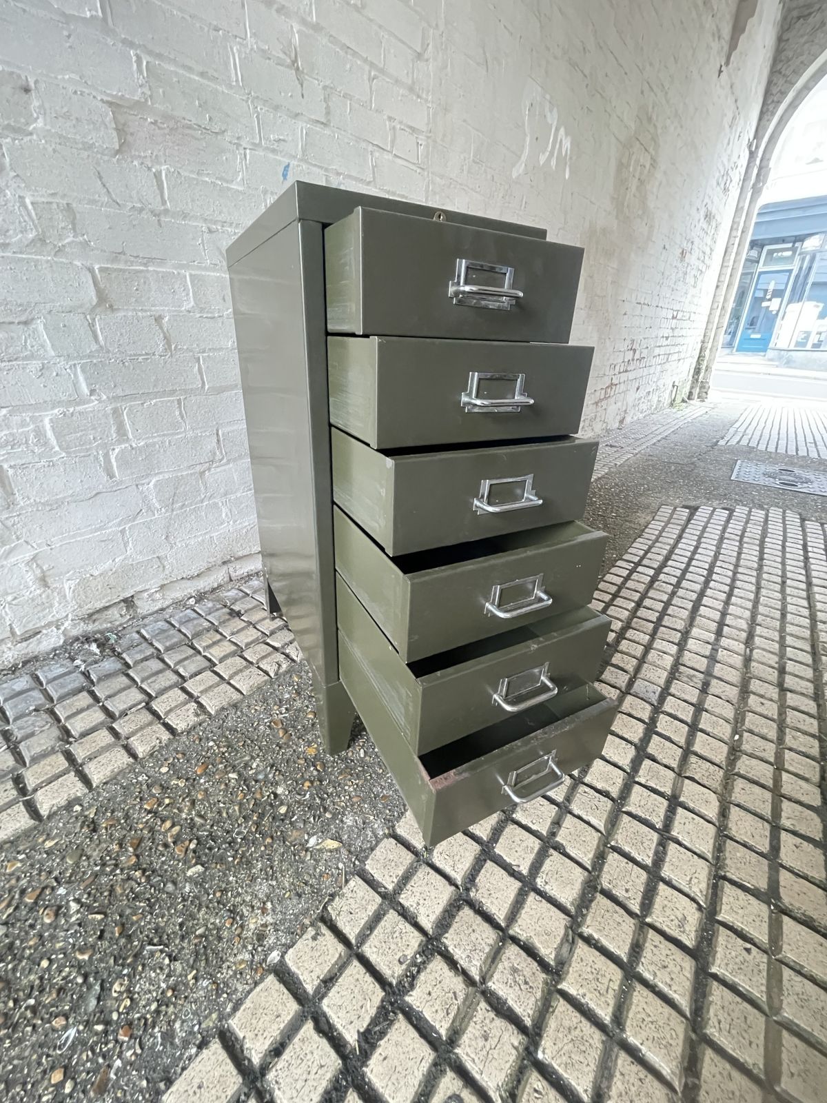 1950s Filing / Engineers Cabinet By Hunts Of Oxford photo vinterior