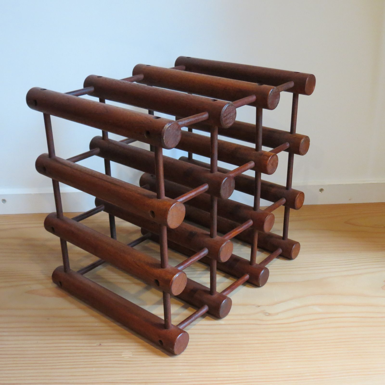 Danish Wine Rack By Richard Nissen For Nissen Langaa photo Furniture