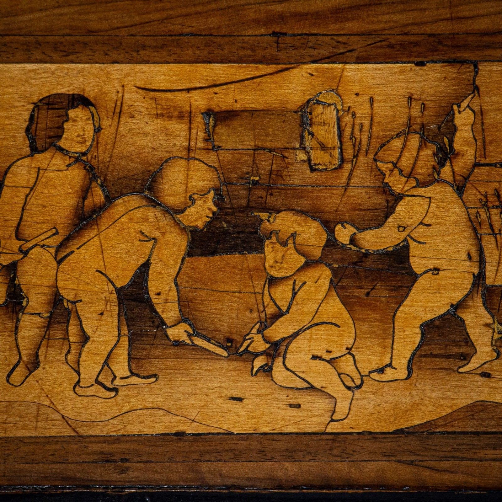 Pair Of 17th Century Italian Marquetry Panels photo furniture