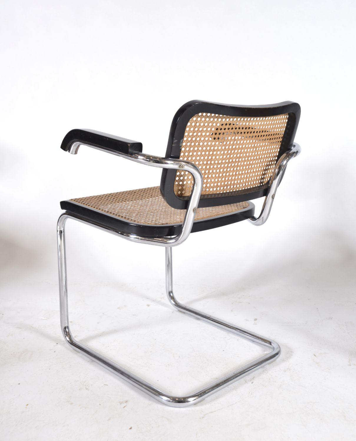 photo vinterior Set Of 8 Marcel Breuer Cesca Dining Chairs Model B64 Italian 1970s