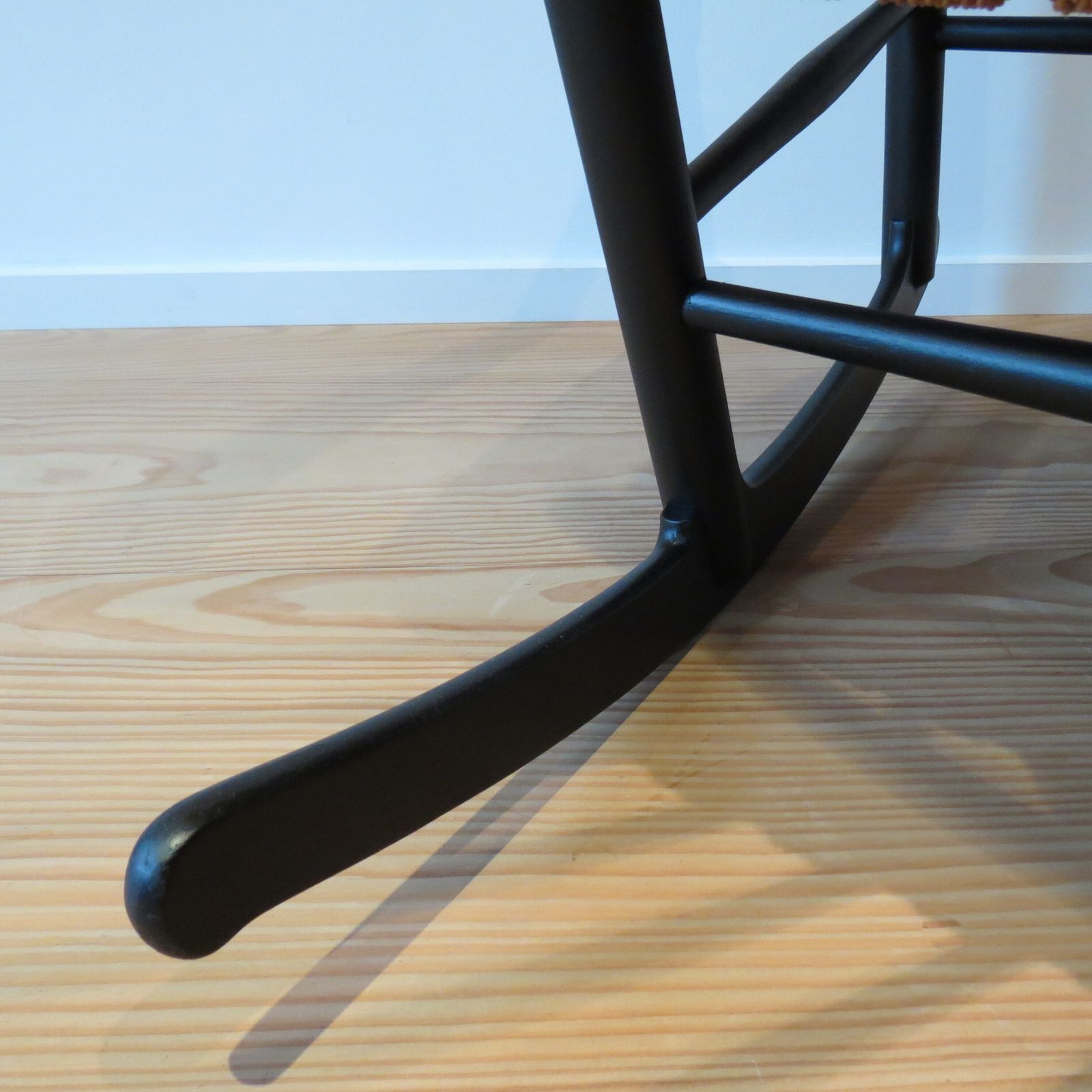 Original Vintage J16 Rocking Chair Hans J Wegner Fdb Mobler Danish 1963 photo for sale