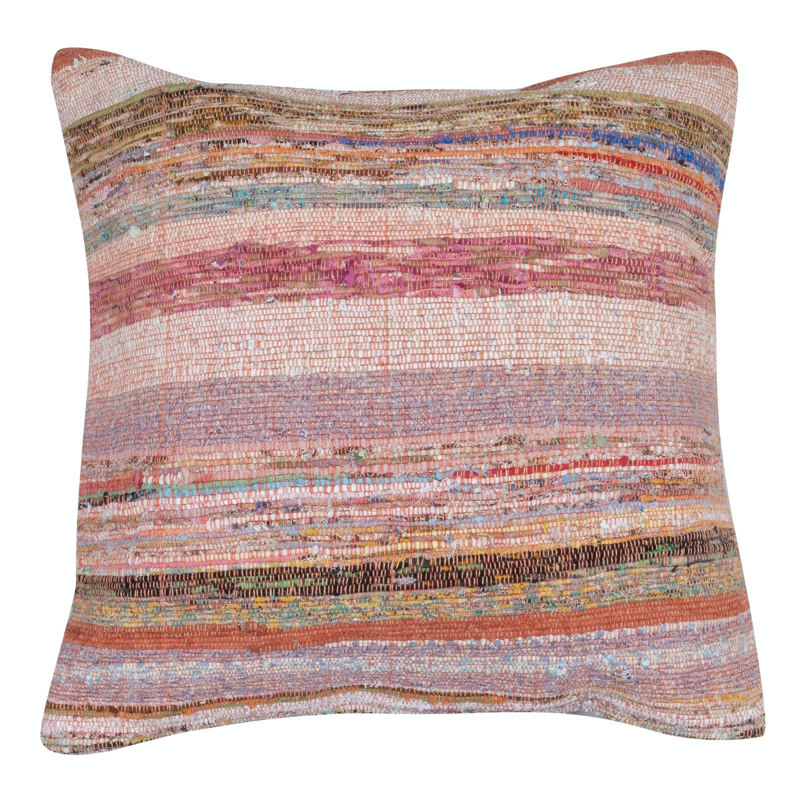 20"X20" Set Of 2 Handwoven Kilim Cushion Covers. Vintage Cotton Throw Pillows photo furniture