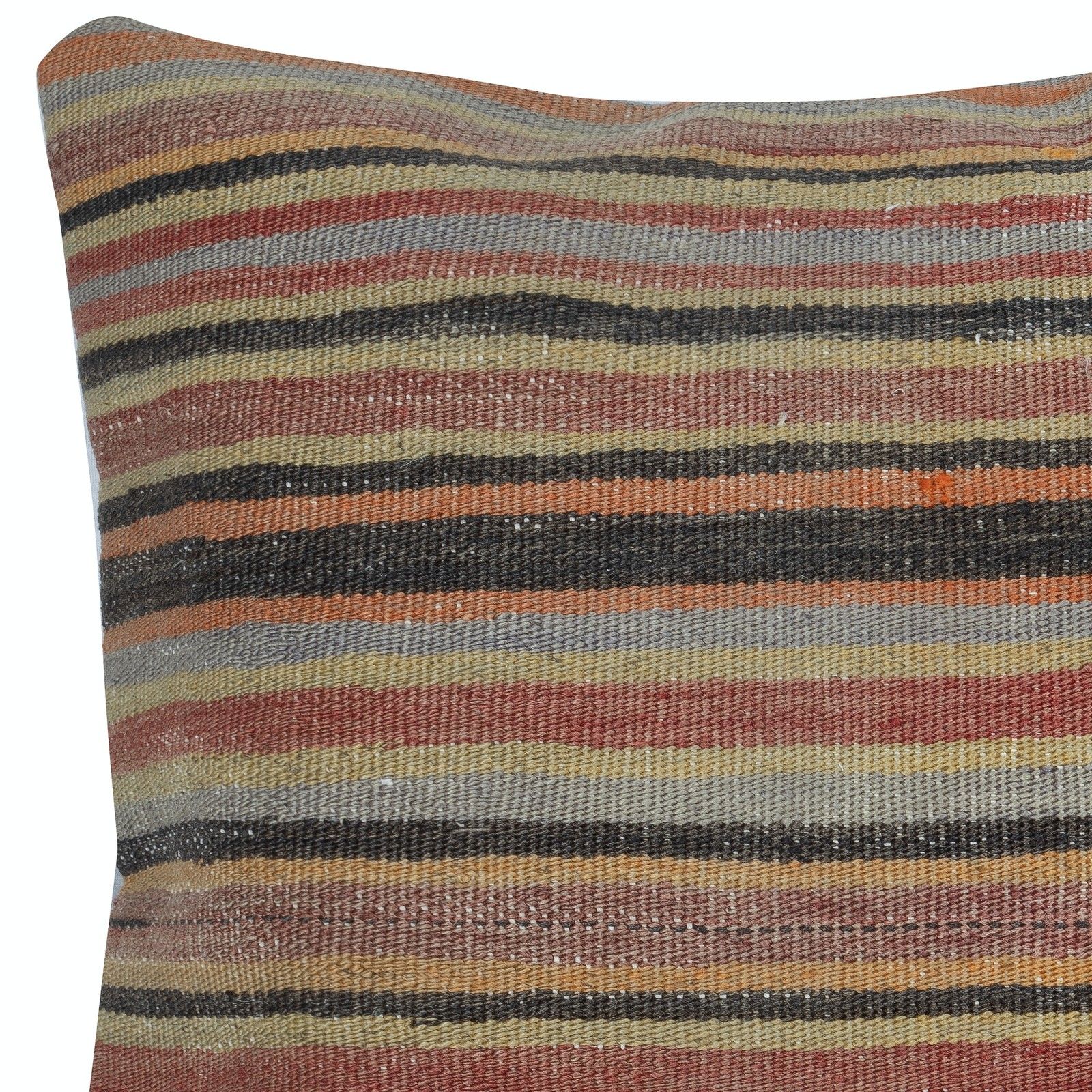 20"X20" Handmade Ethnic Kilim Cushion Cover. Vintage Accent Pillow. Throw Pillow photo for sale