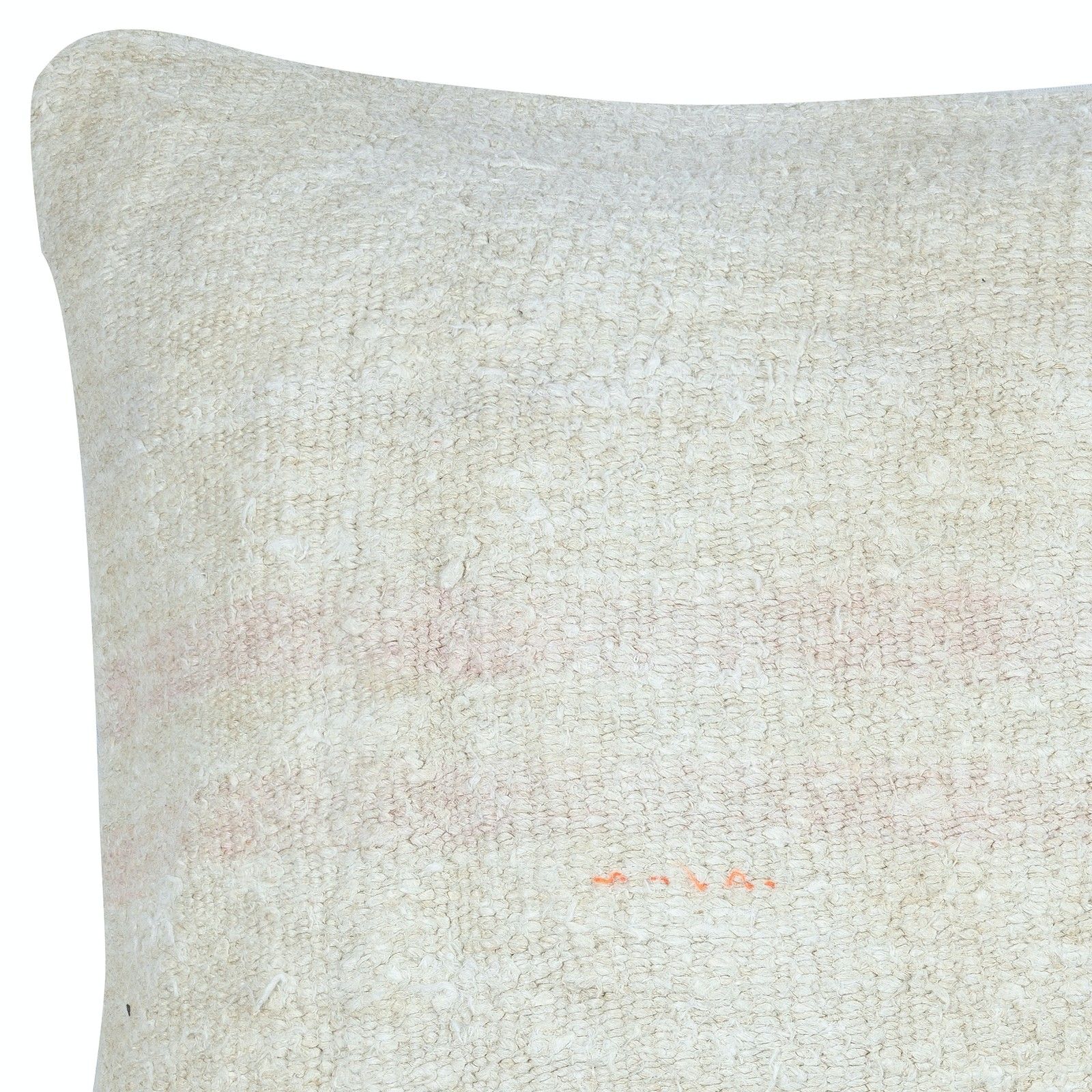 20"X20" Vintage Kilim Cushion Cover. Handwoven Turkish Hemp Accent Pillow photo for sale