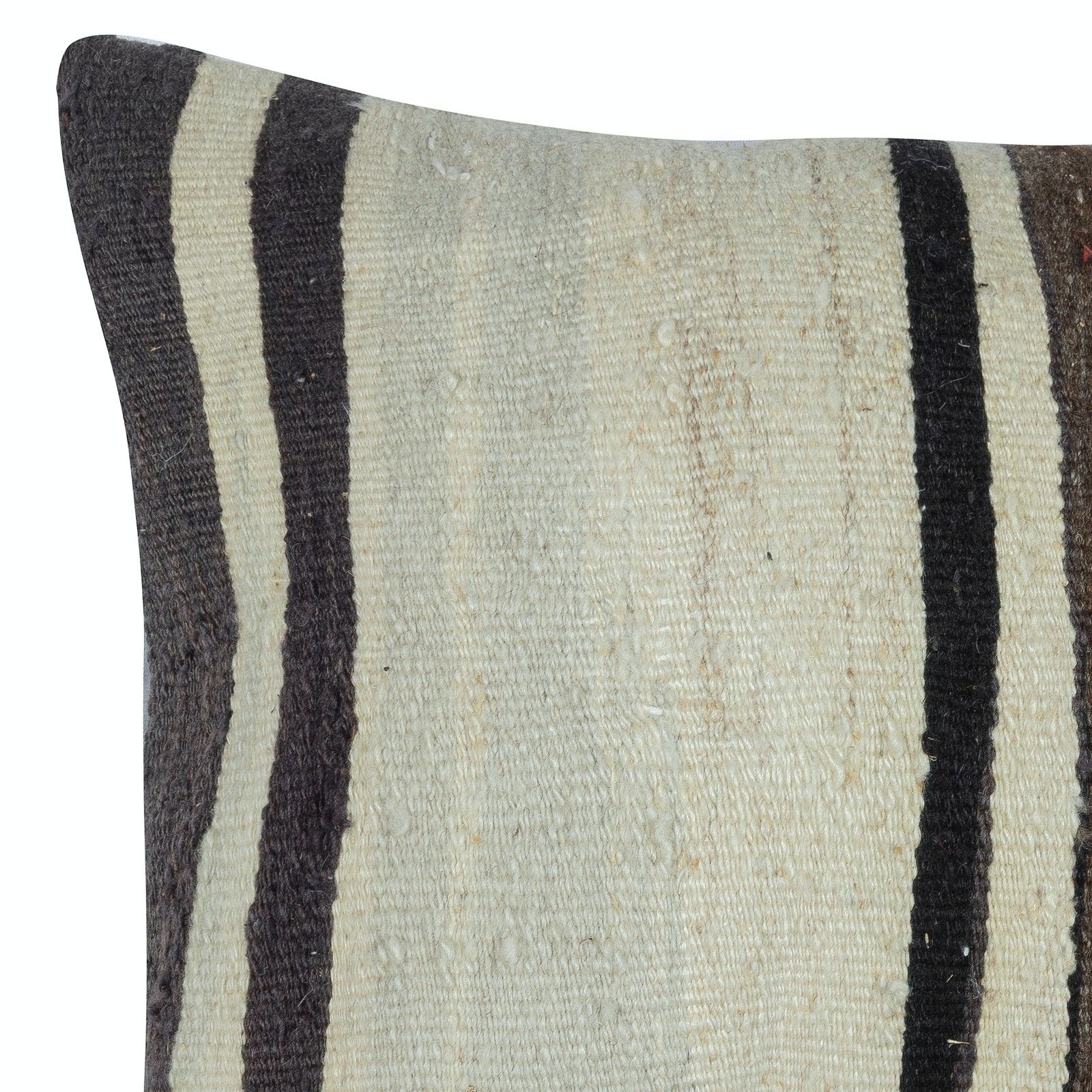 16"X16" Vintage Cushion Cover. Handwoven Kilim Pillowcase. Turkish Accent Pillow photo for sale