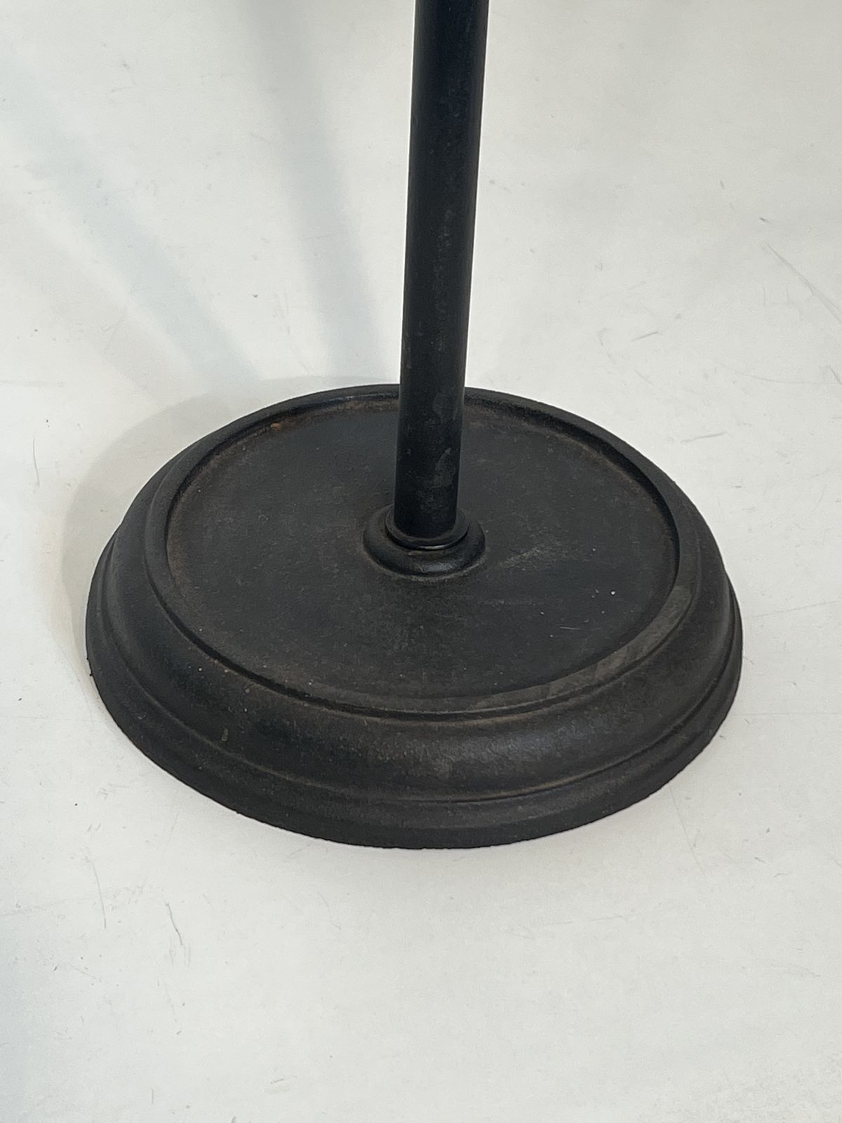 Home Fixtures Neoclassical Style Fire Kit In Black Lacquered Metal And Brass With Fleur De Lis Motifs photo