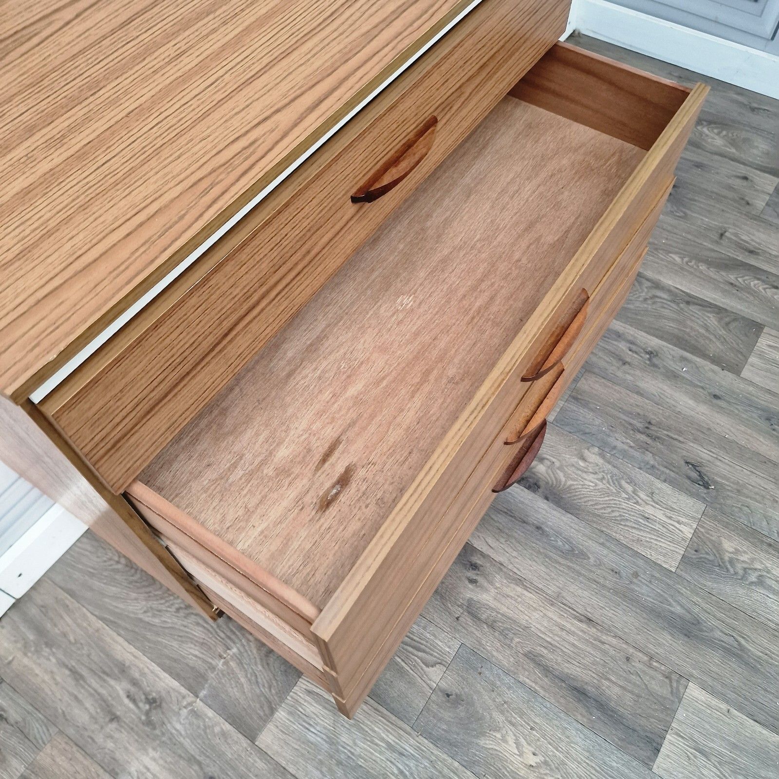 Lebus Chest Of Drawers Mid Century Danish  Cabinet Retro Vintage Teak photo buy