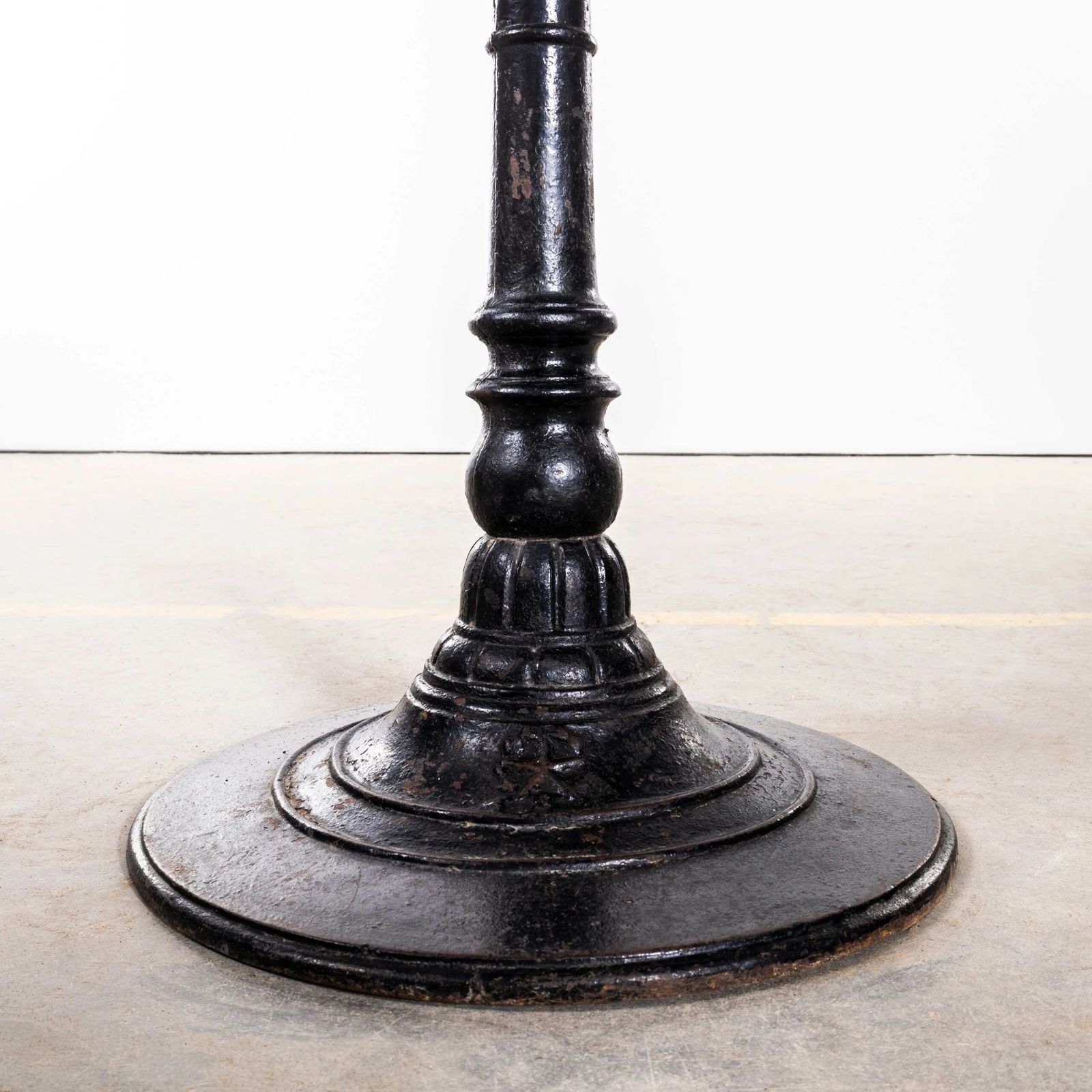 1890’s Rare French Bobbin Base Marble Bistro Table photo buy