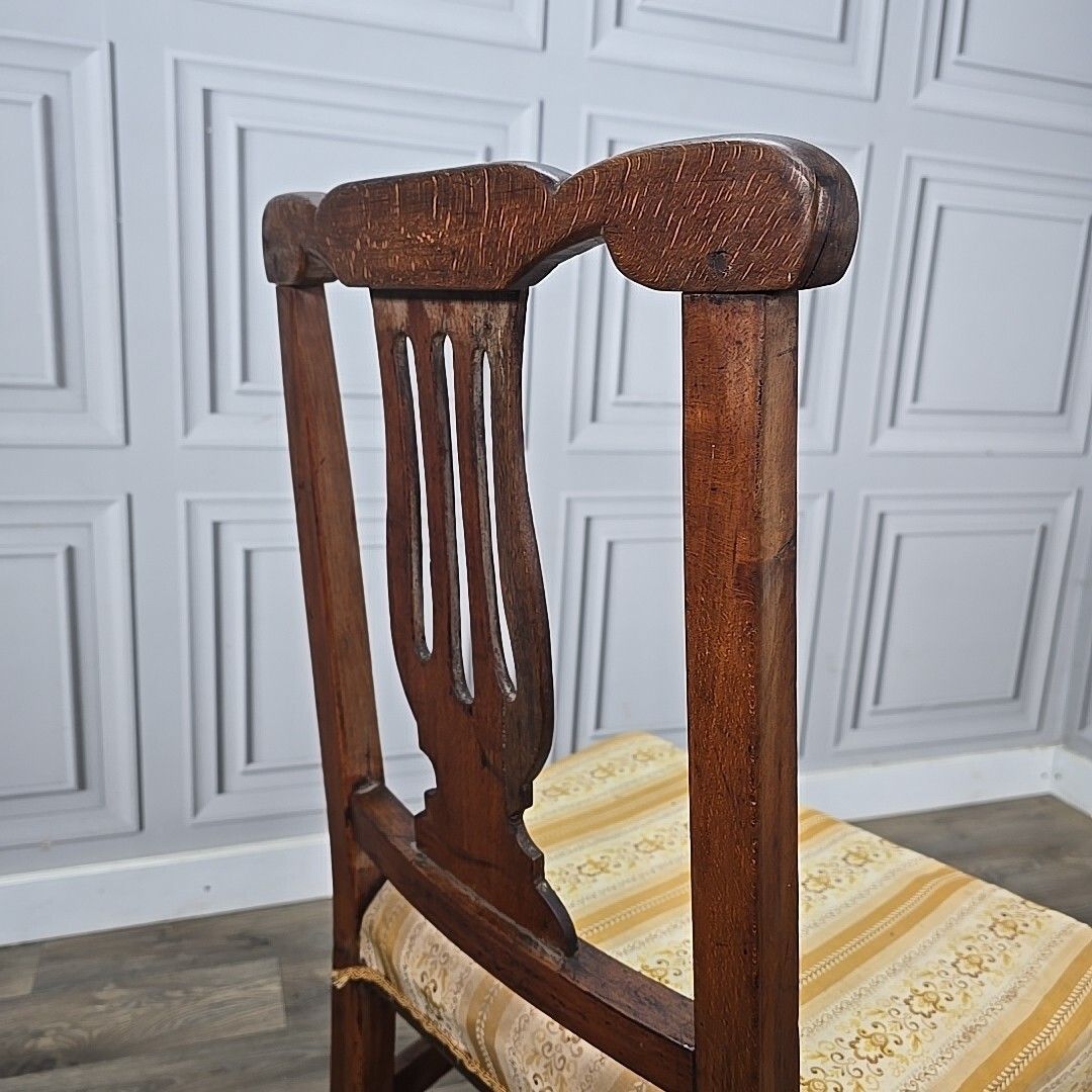 photo buy Antique Dining Chair Upholstered Bedroom Hall Seat Vintage Decorative Shape
