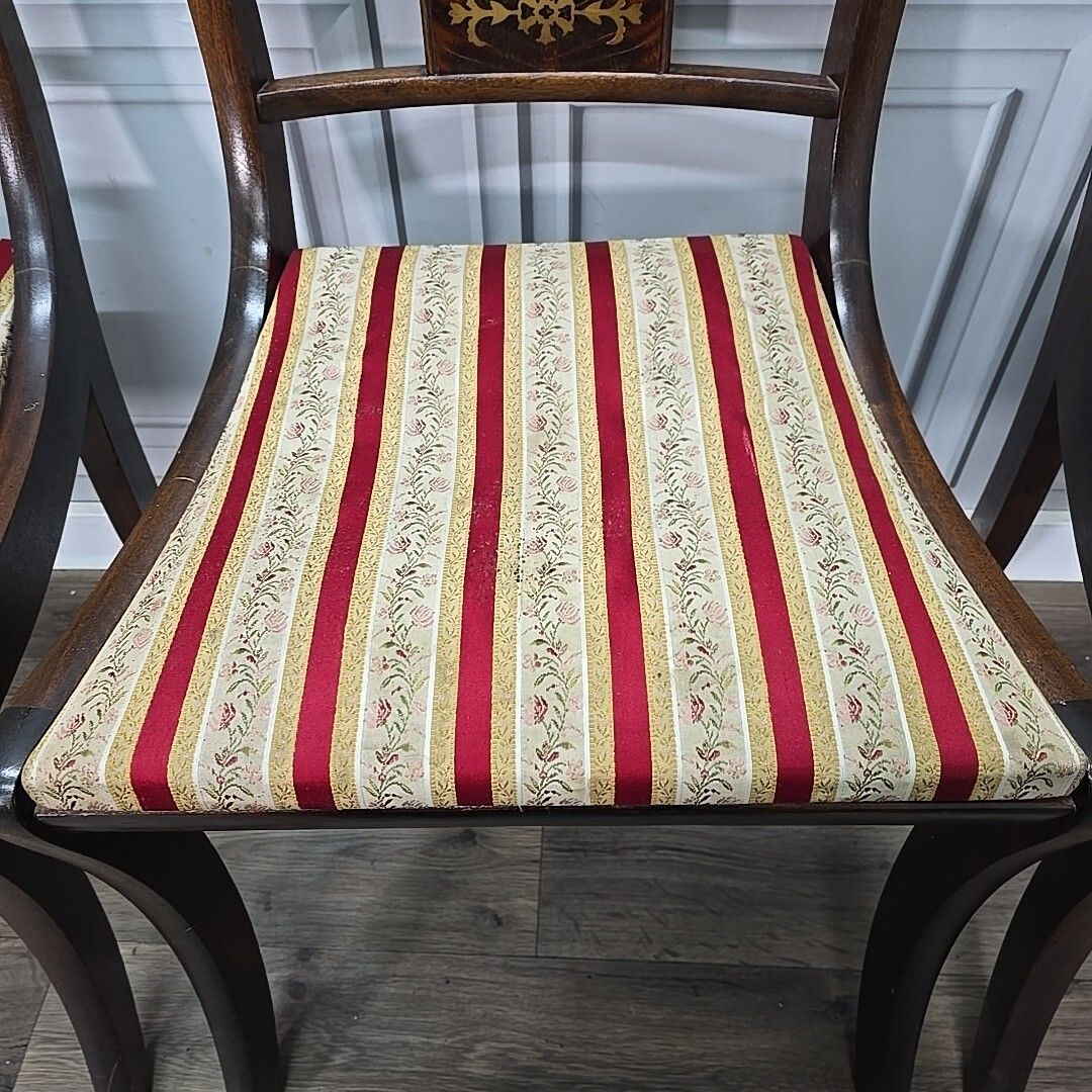 photo furniture Set Of 4 Dining Chairs Antique Regency Style Sabre  Solid Wooden Rosewood ?