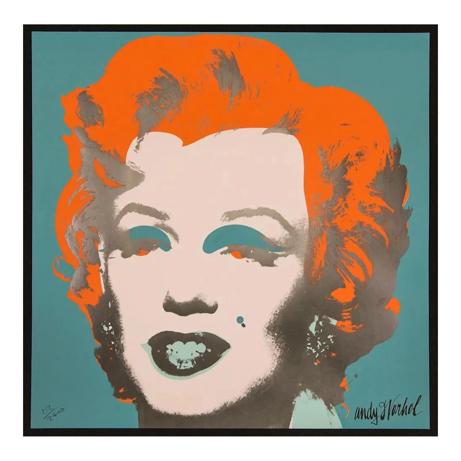 1986 Carnegie Museum Of Art After Andy Warhol "Marilyn Monroe" Lithograph photo buy