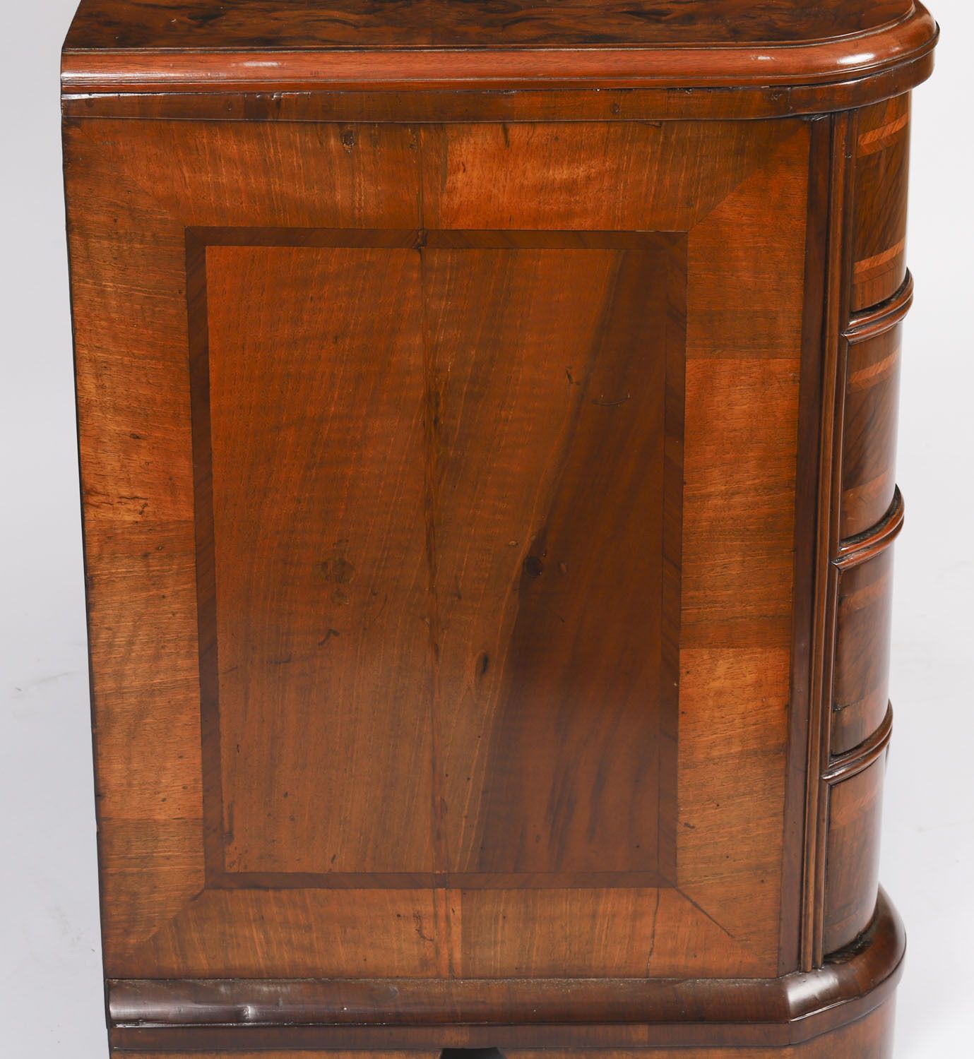 photo vinterior Antique Rare Bavarian Burr Walnut Commode C.1760 18th C