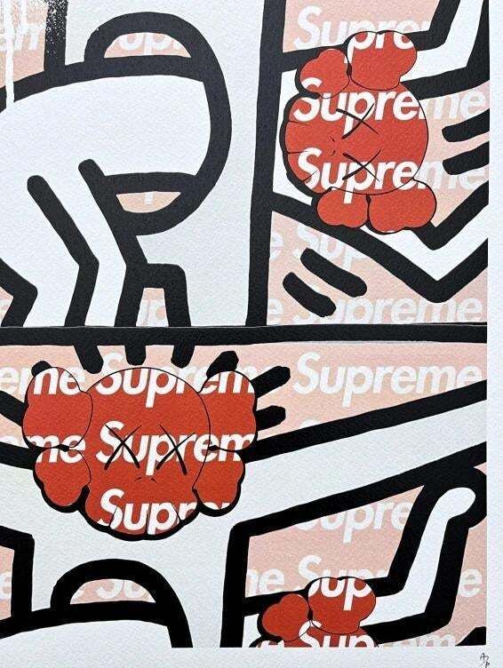 Death Nyc   Haring With Supreme   Limited Edition With Certificate photo furniture
