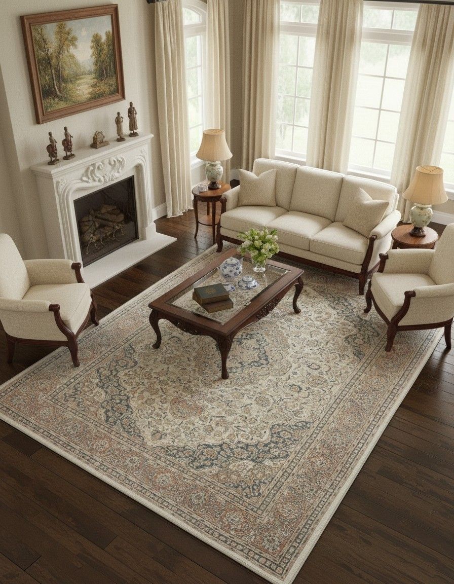 8.3x11 Ft One Of A Kind Vintage Turkish Rug, Handmade Farmhouse Decor Carpet